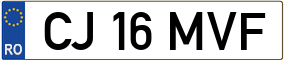 Truck License Plate